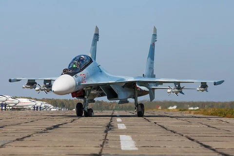Máy bay tiêm kích Su-30SM. (Nguồn: theaviationist.com)