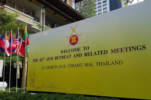 Địa điểm diễn ra Hội nghị Bộ trưởng Kinh tế hẹp Hiệp hội các quốc gia Đông Nam Á (ASEAN) lần thứ 22 (Ảnh: Sơn Nam)