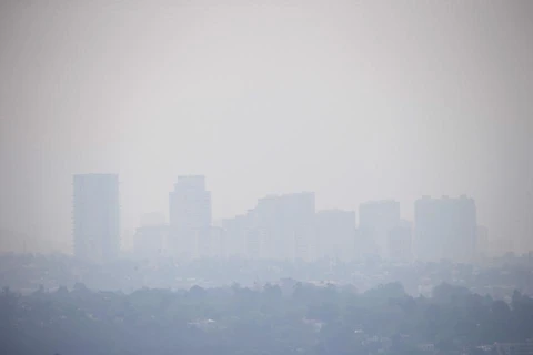 Quang cảnh ô nhiễm ở Mexico City. (Nguồn: AP)