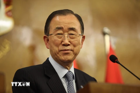 Tổng thư ký Ban Ki-moon. (Nguồn: AFP/TTXVN)