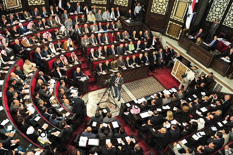 Một phiên họp của Quốc hội Syria. (Nguồn: Reuters)