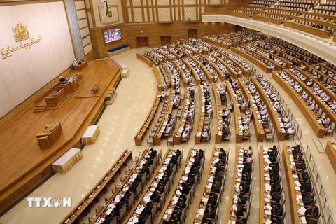 Toàn cảnh phiên họp Quốc hội Myanmar. (Nguồn: THX/TTXVN)