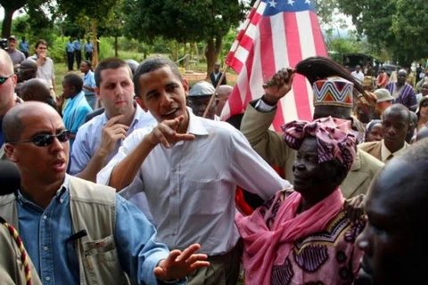 Ông Obama trong chuyến thăm Kenya năm 2006. (Nguồn: Reuters)