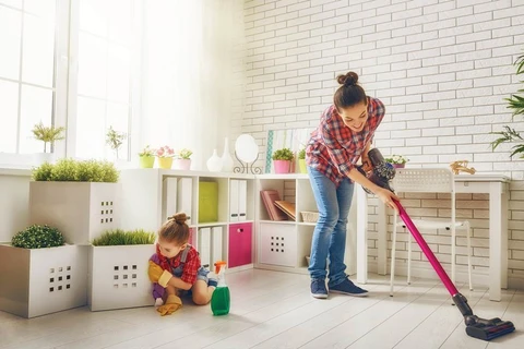 Dọn dẹp nhà cửa - Kỹ năng mềm cần thiết cho trẻ