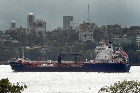 Tàu thuyền hoạt động tại khu vực cảng Sydney, Australia. (Nguồn: AFP/TTXVN)