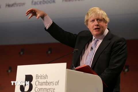 Ngoại trưởng Boris Johnson. (Nguồn: AFP/TTXVN)