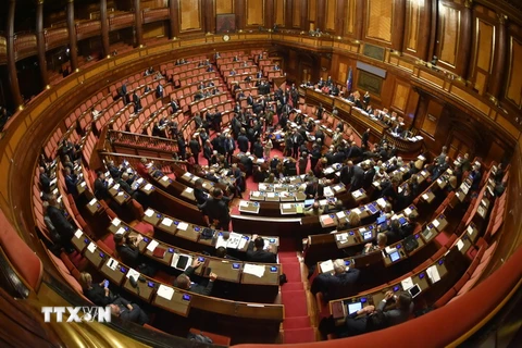 Thượng viện Italy. (Nguồn: AFP/TTXVN)