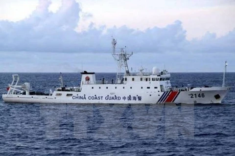 Tàu hải giám Trung Quốc. (Nguồn: AFP/TTXVN)