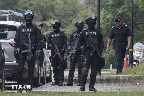 Cảnh sát Malaysia. (Nguồn: EPA/TTXVN)