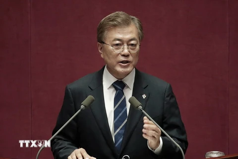 Tổng thống Moon Jae-in. (Nguồn: AFP/TTXVN)