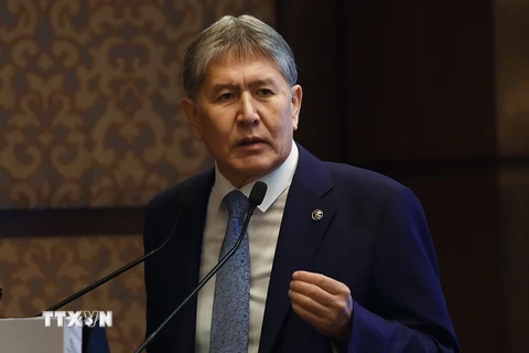 Tổng thống Kyrgyzstan Almazbek Atambayev. (Nguồn: AFP/TTXVN)