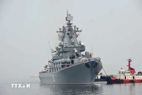 Tàu chiến Nga. Ảnh minh họa. (Nguồn: AFP/TTXVN)