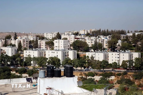 Khu định cư Do Thái ở thành phố Bờ Tây Hebron. (Nguồn: AFP/TTXVN)
