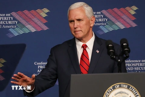 Phó Tổng thống Mỹ Mike Pence. (Nguồn: AFP/TTXVN)