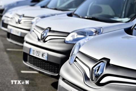 Các mẫu xe của hãng Renault tại Saint-Herblain, phía tây Pháp. (Nguồn: AFP/TTXVN)