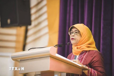 Bà Halimah Yacob. (Nguồn: New Straits Times/TTXVN)