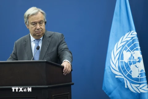 Tổng thư ký Antonio Guterres. (Nguồn: EPA/TTXVN)