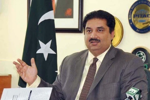Bộ trưởng Quốc phòng Pakistan Khurram Dastgir Khan. (Nguồn: en.dailypakistan.com.pk)