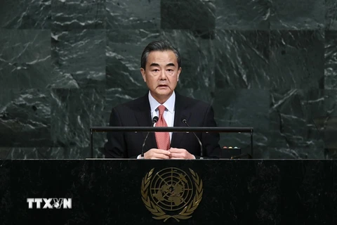 Ngoại trưởng Trung Quốc Vương Nghị . (Nguồn: AFP/TTXVN)