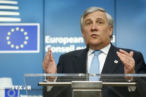 Chủ tịch Nghị viện châu Âu Antonio Tajani. (Nguồn: EPA/TTXVN)