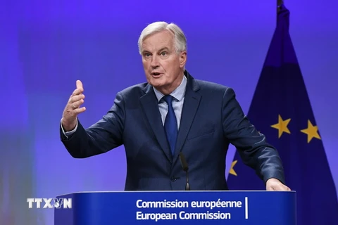Ông Michel Barnier. (Nguồn: AFP/TTXVN)