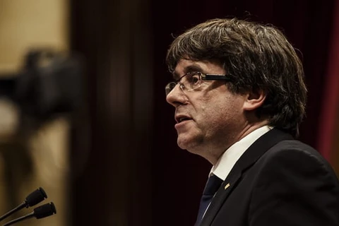 Thủ hiến Carles Puigdemont. (Nguồn: theguardian.com)