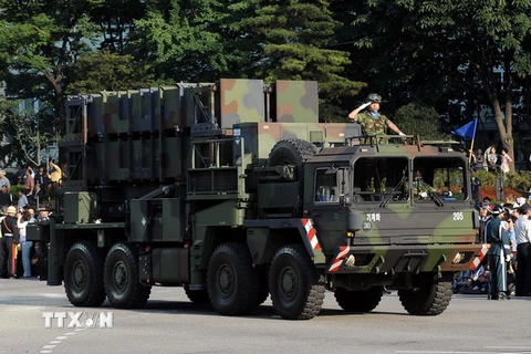 Bệ phóng tên lửa Patriot của quân đội Hàn Quốc. (Nguồn: AFP/TTXVN)