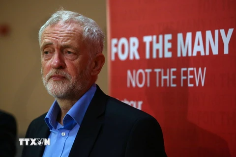 Chủ tịch Công đảng Anh Jeremy Corbyn tại một sự kiện ở London. (Nguồn: AFP/TTXVN)