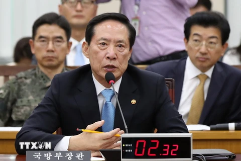 Bộ trưởng Quốc phòng Hàn Quốc Song Young-Moo. (Nguồn: Yonhap/TTXVN)