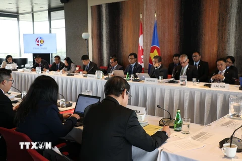 Toàn cảnh Đối thoại ASEAN-Canada lần thứ 14 diễn ra vào tháng 5/2017. (Ảnh: Hồng Hoàng/TTXVN)