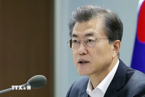 Tổng thống Moon Jae-in. (Nguồn: AFP/TTXVN)