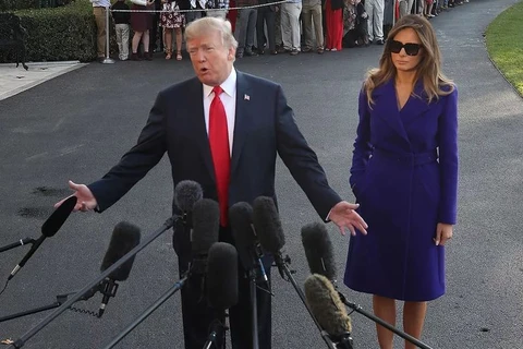 Tổng thống Trump và phu nhân. (Nguồn: Getty images)