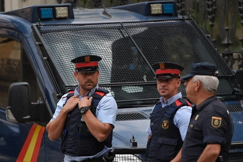 Cảnh sát Tây Ban Nha. Ảnh minh họa. (Nguồn: AFP/TTXVN)