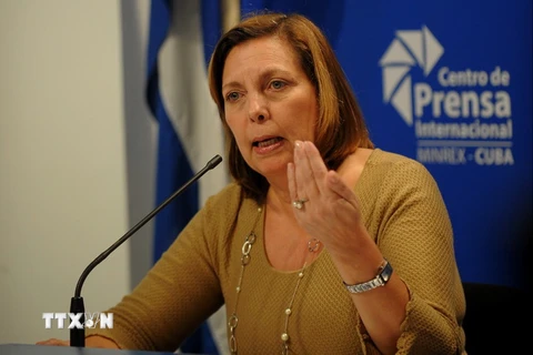 Bà Josefina Vidal. (Nguồn: AFP/TTXVN)