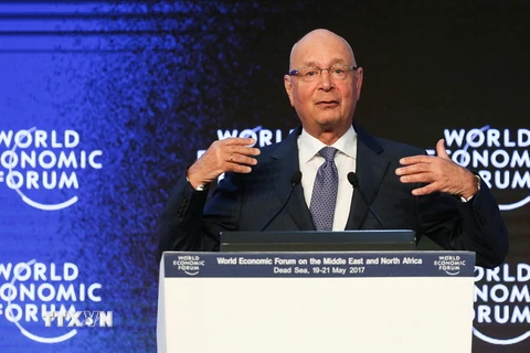 Người sáng lập và Chủ tịch điều hành WEF Klaus Schwab. (Nguồn: AFP/TTXVN)