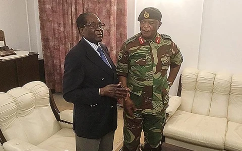 Tổng thống Zimbabwe Robert Mugabe tại một sự kiện ở Harare ngày 7/10. (Nguồn: THX/TTXVN)