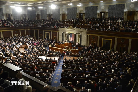Toàn cảnh một phiên họp của Hạ viện Mỹ ở Washington, DC. (Nguồn: AFP/TTXVN)