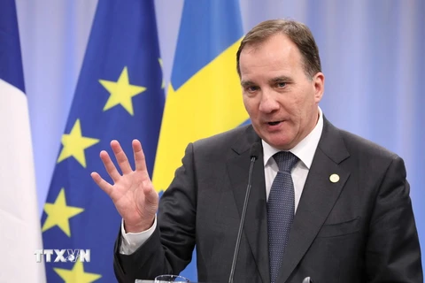 Thủ tướng Thụy Điển Stefan Lofven. (Nguồn: AFP/TTXVN)