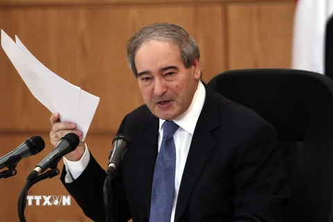 Thứ trưởng Ngoại giao Faisal Mekdad. (Nguồn: EPA/TTXVN