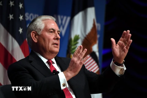 Ngoại trưởng Rex Tillerson. (Nguồn: THX/TTXVN)