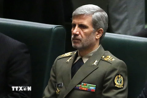 Bộ trưởng Quốc phòng Iran Amir Hatami tại một phiên họp ở Tehran ngày 15/8. (Nguồn: AFP/TTXVN)