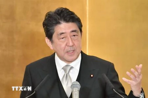 Thủ tướng Shinzo Abe. (Nguồn: Kyodo/TTXVN)