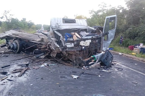 Hiện trường vụ tai nạn. (Nguồn: correio24horas.com.br)