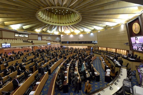 Toàn cảnh một phiên họp Quốc hội Thái Lan ở Bangkok. (Nguồn: AFP/TTXVN)