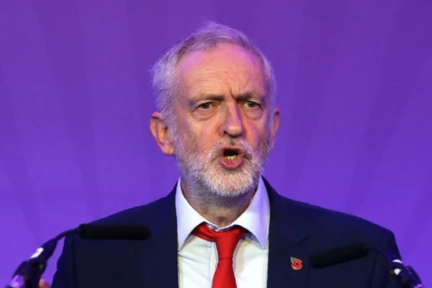Thủ lĩnh Công đảng đối lập tại Anh Jeremy Corbyn. (Nguồn: AFP/TTXVN)