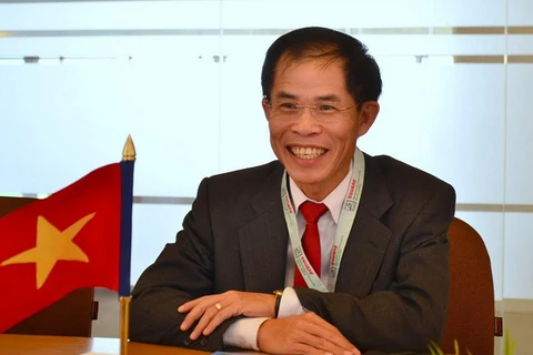 Đại sứ Việt Nam tại Bangladesh Trần Văn Khoa. (Ảnh: Huy Bình/Vietnam+) 