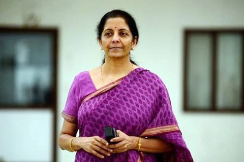 Bộ trưởng Quốc phòng Ấn Độ Nirmala Sitharaman. (Nguồn: AFP/TTXVN)