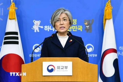 Ngoại trưởng Hàn Quốc Kang Kyung-wha. (Nguồn: Kyodo/TTXVN)