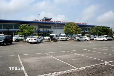 Cảng Hàng không Quốc tế Phú Bài. (Ảnh: Quốc Việt/TTXVN)