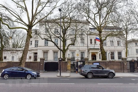 Đại sứ quán Nga tại London, Anh. Ảnh minh họa. (Nguồn: THX/TTXVN)